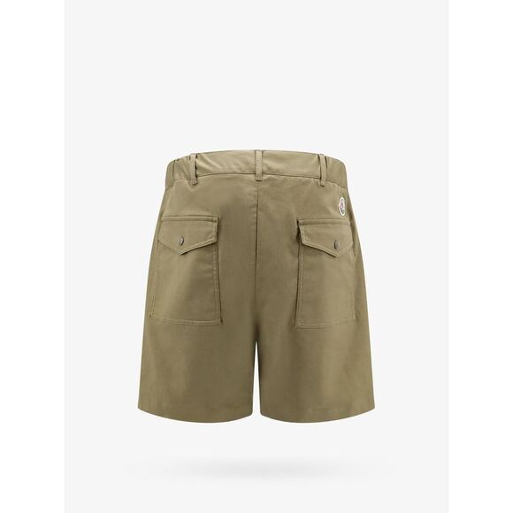 MONCLER Bermuda Shorts Man Green Bermuda Shorts - Picture 2 of 3